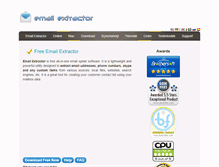 Tablet Screenshot of emailextractorpro.com